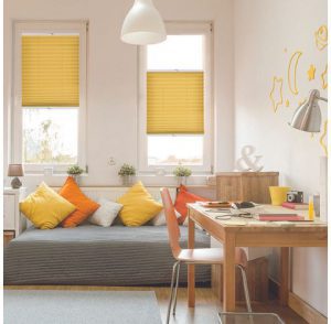 spalvų pasirinkimas, plisuotos žaliuzės