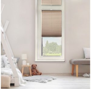 Plisuotos žaliuzės vaikų kambaryje DEXTERA