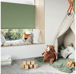 spalvotos žaliuzės, plisuotos žaliuzės