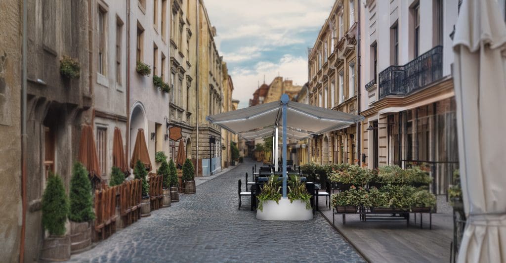 Gemini markizė restoranams kavinėms