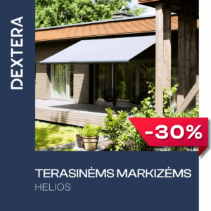 AKCIJA TERASINĖMS MARKIZĖMS