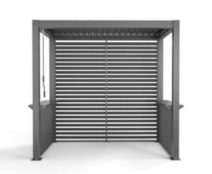 BBQ grill pergola