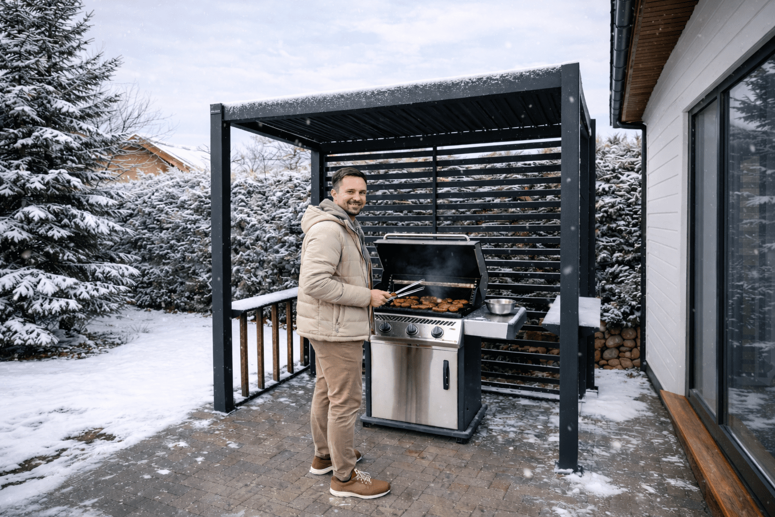 -30% BBQ pergola
