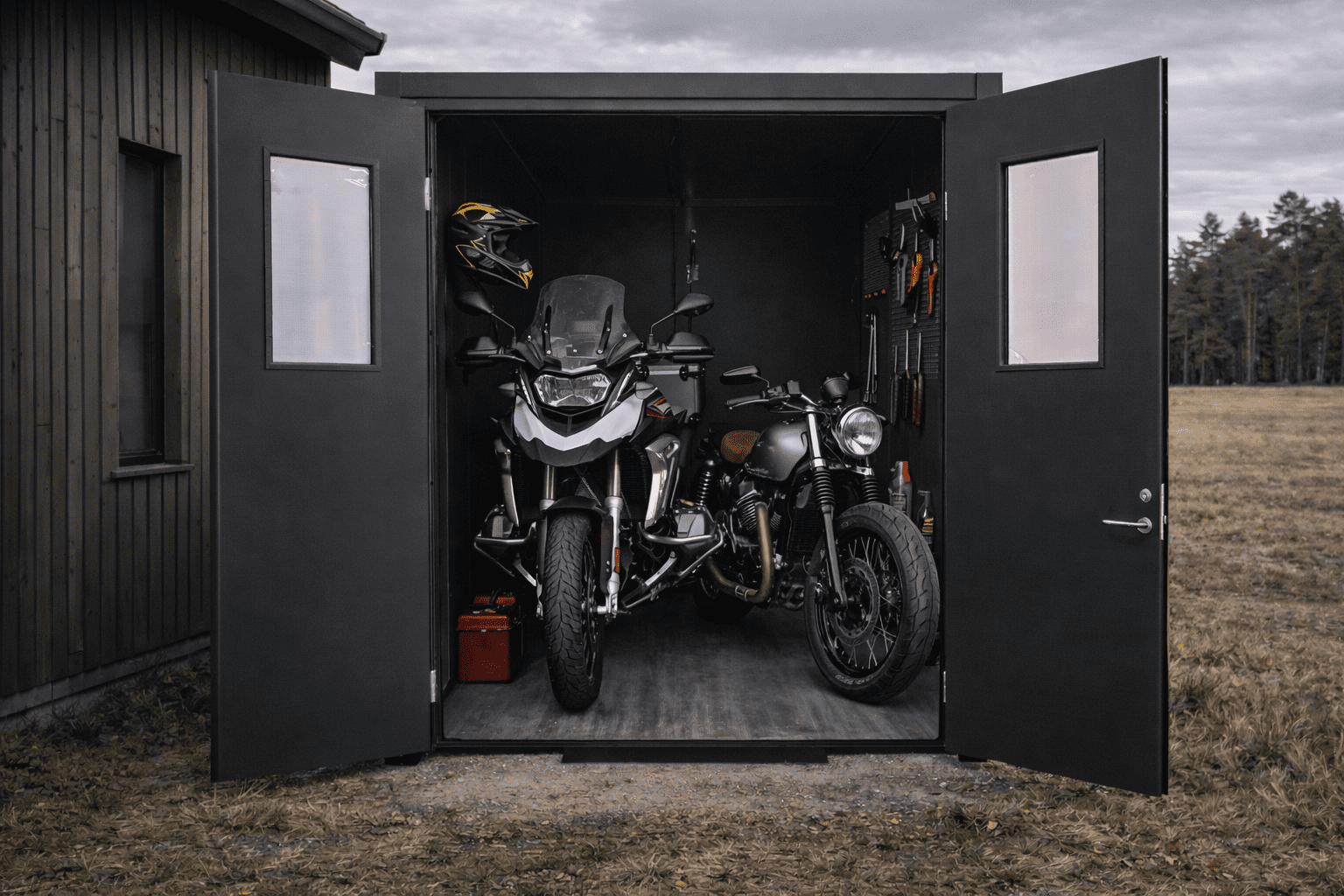 Dviračių ar moto saugyklai